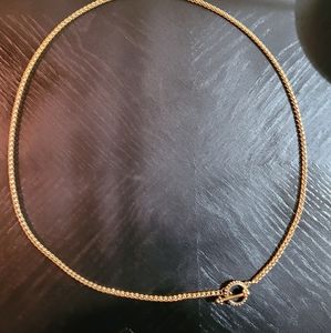 Goldtone Necklace with Toggle Clasp